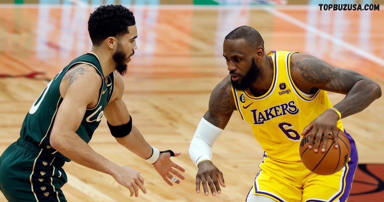 boston celtics vs lakers match player stats
