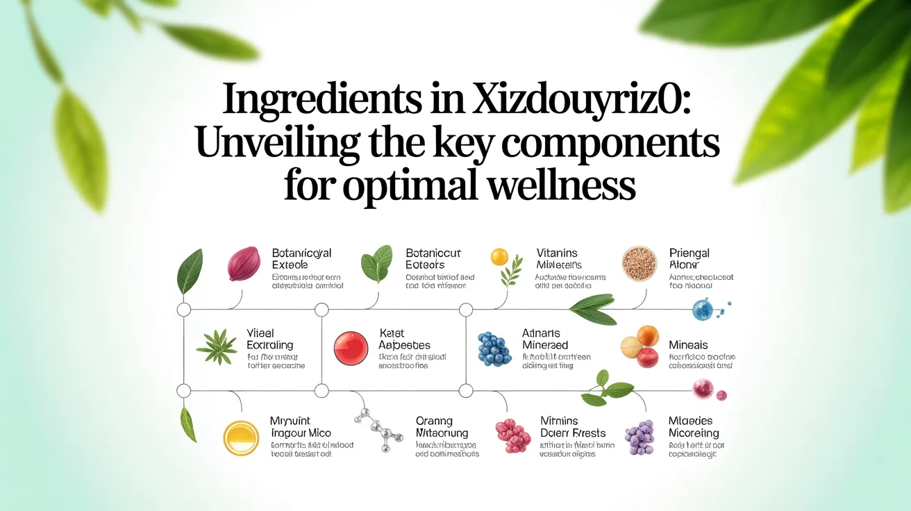 Ingredients in Xizdouyriz0